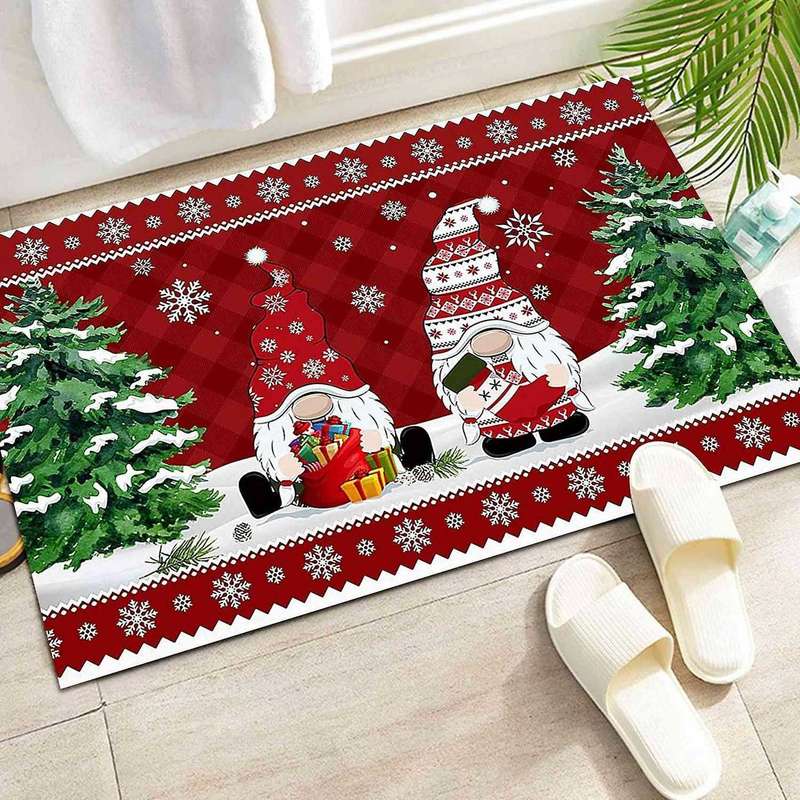 Christmas Doormat Non-slip Doormats Indoor Entrance Mat Custom E