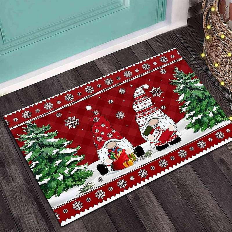 Christmas Doormat Non-slip Doormats Indoor Entrance Mat Custom E