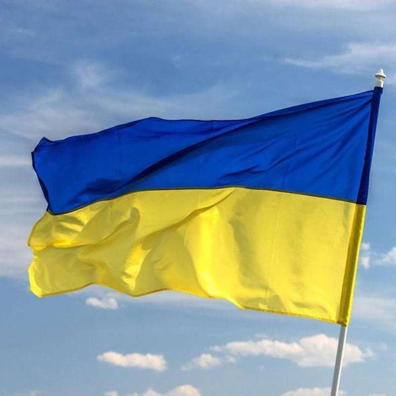 Ukraine National Polyester Flags Outdoor Indoor Decoration Flag 1pcs