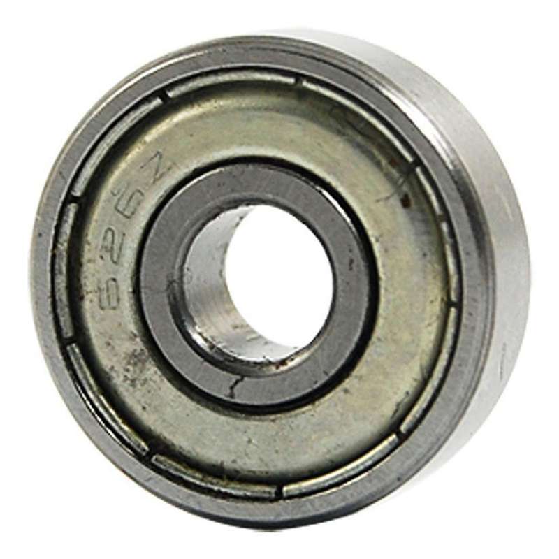 626z Double Sealed Ball Bearings 6x19x6mm Carbon Steel Silver