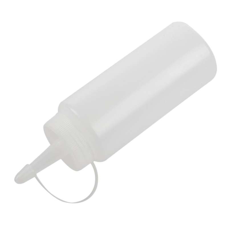 Plastic Squeeze Bottle Condiment Dispenser White 6oz