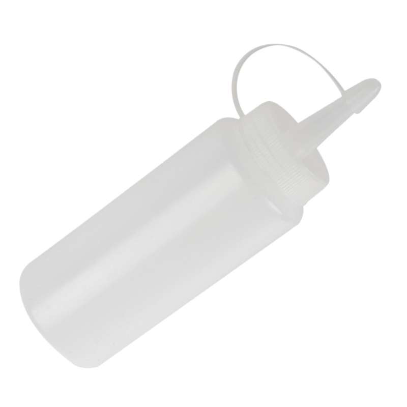 Plastic Squeeze Bottle Condiment Dispenser White 6oz