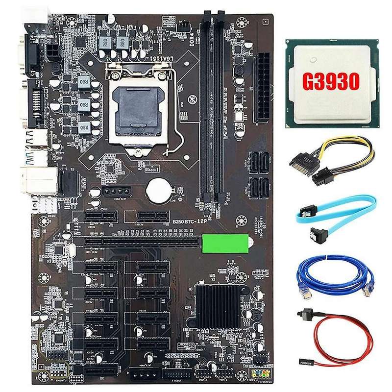 B250 Mining Motherboard Pci-e X16 Lga 1151 Ddr4 for Bitcoin Btc Miner