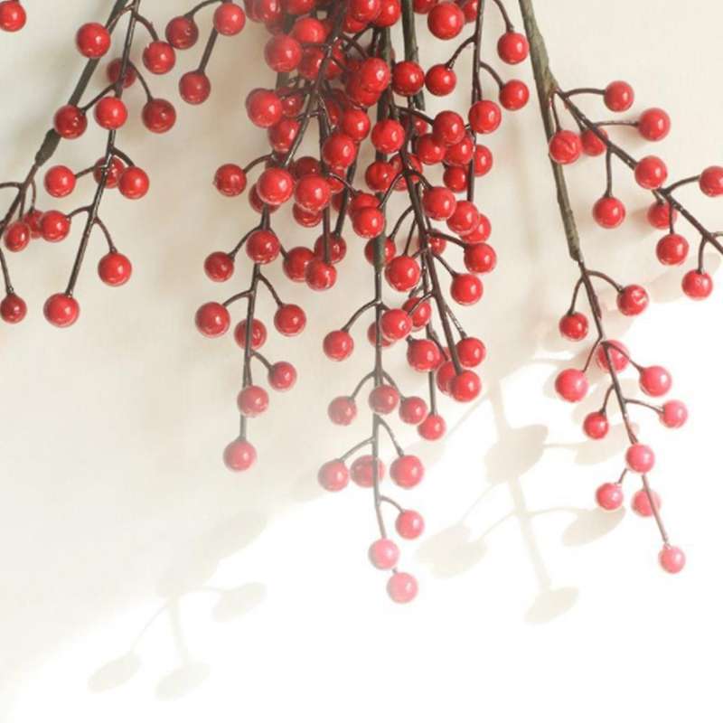 Trigeminal Holly Fortune Fruit Red Fruit Acacia Red Bean Fake Flowers