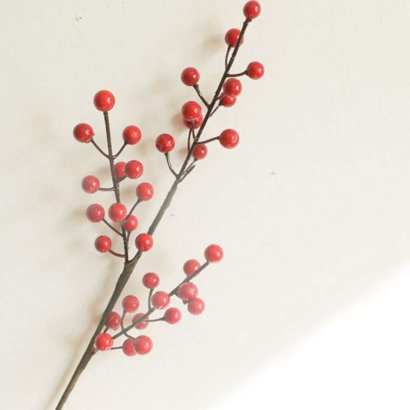 Trigeminal Holly Fortune Fruit Red Fruit Acacia Red Bean Fake Flowers