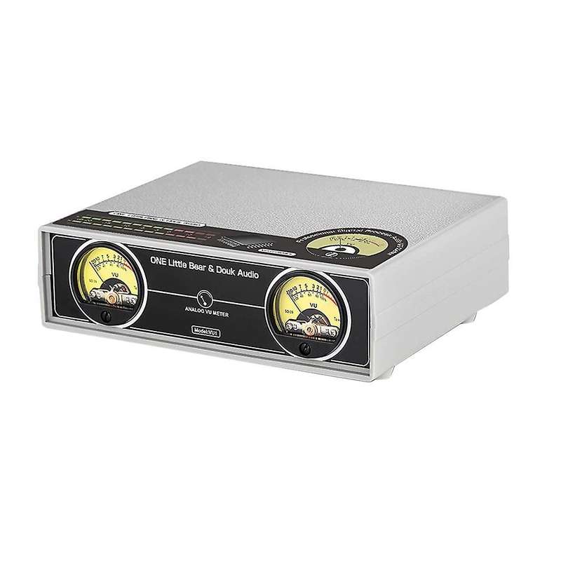 Mic+line Dual Analog Vu Meter Db Panel for Power Amplifier,us Plug