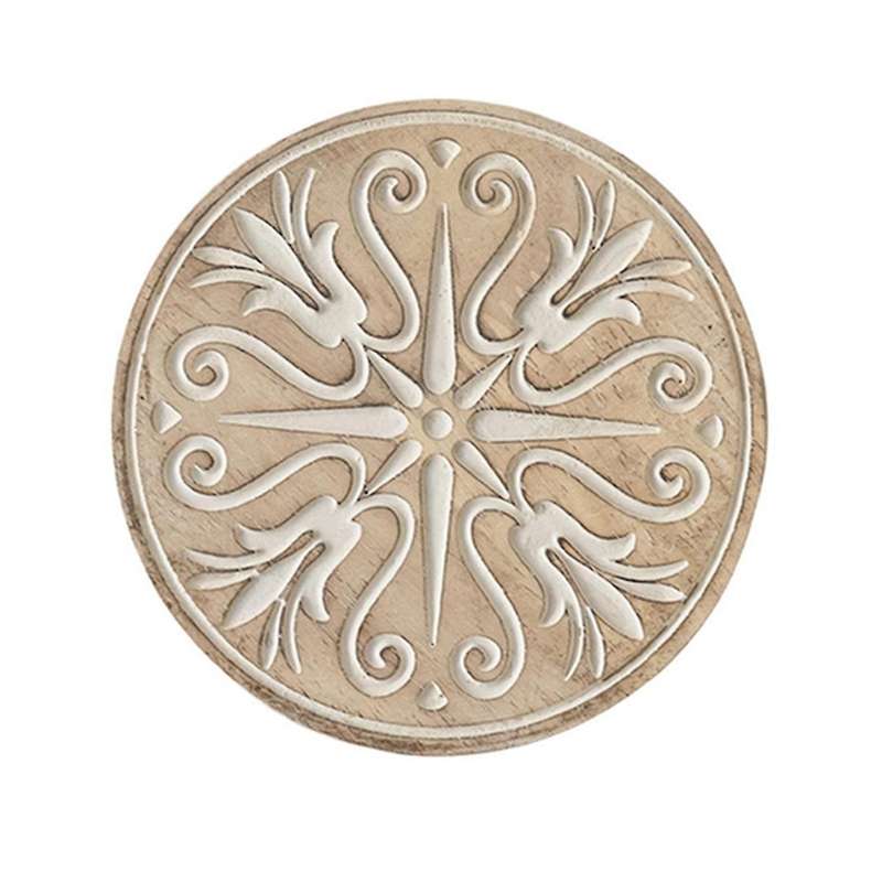 Round Potholder Cork Wood Pallet Coaster Heat Resistant Mat Mug A