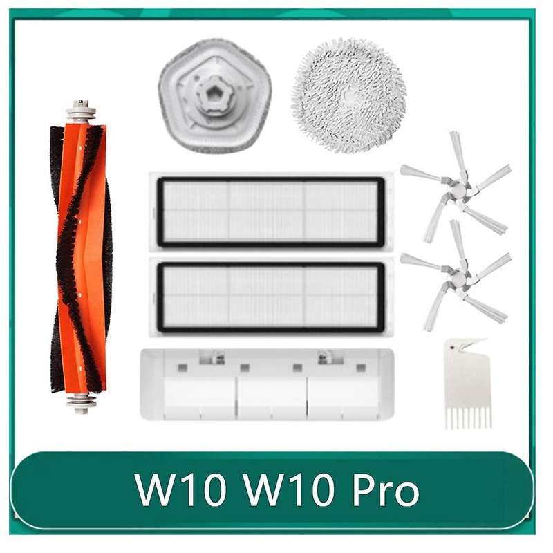 9pcs for Xiaomi Dreame W10/w10 Pro Main Side Brush Mop Cloth Filter