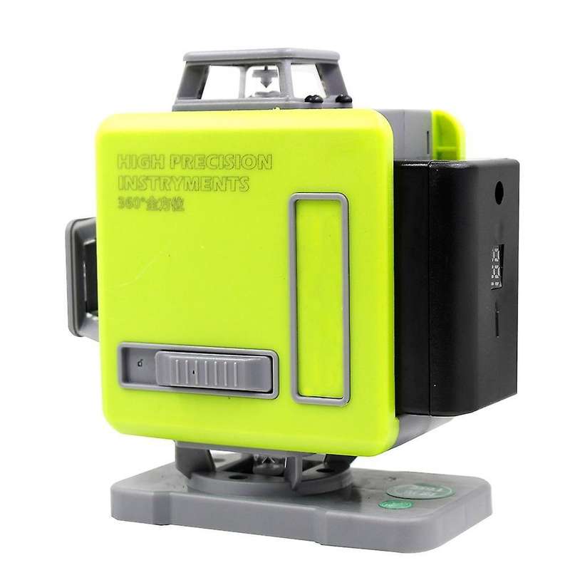 16 Lines 4d 360 Beam Green Lasering Level Outdoor Battery-us Plug