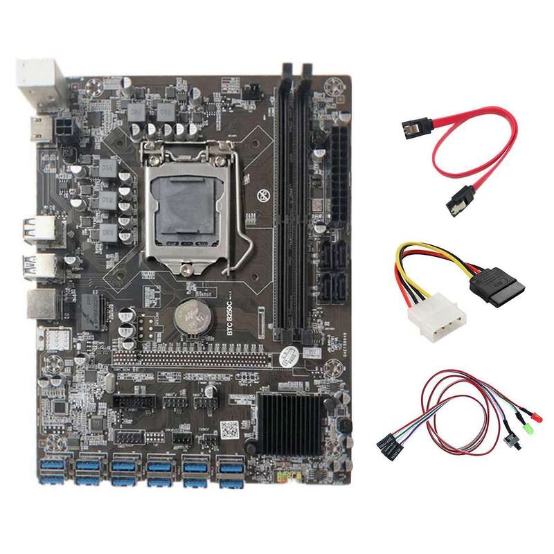 Motherboard+switch Cable with Light+4pin Ide to Sata Cable+sata Cable