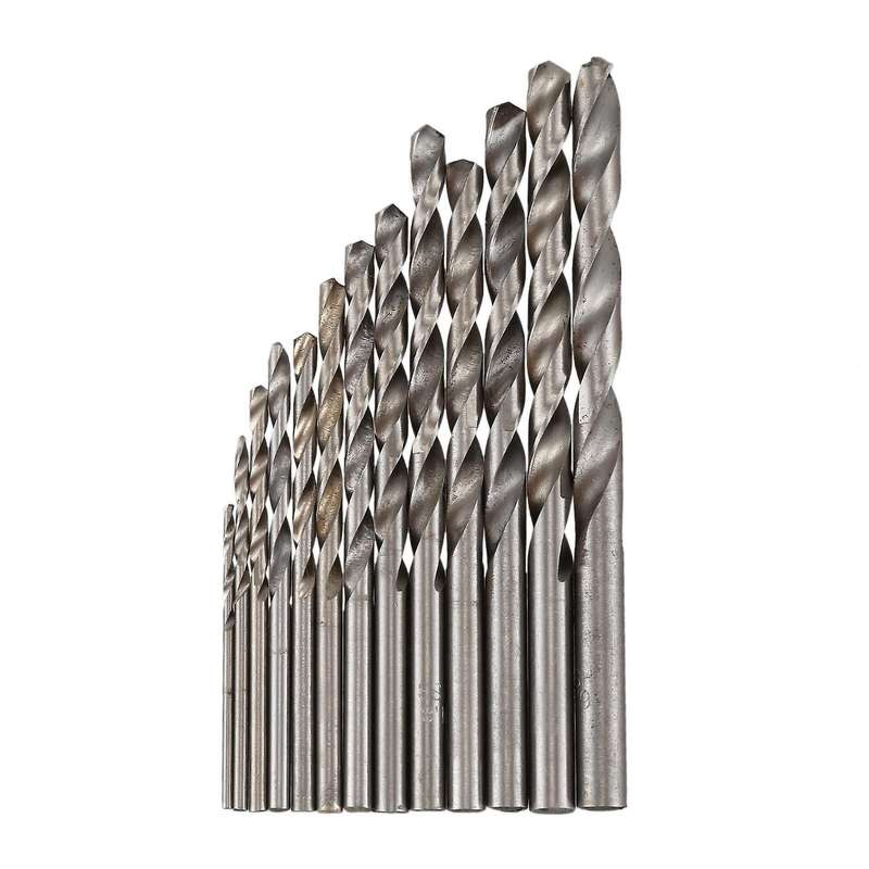 13 In 1 Straight Shank 1mm to 6.5mm Twist Drill Bits Set