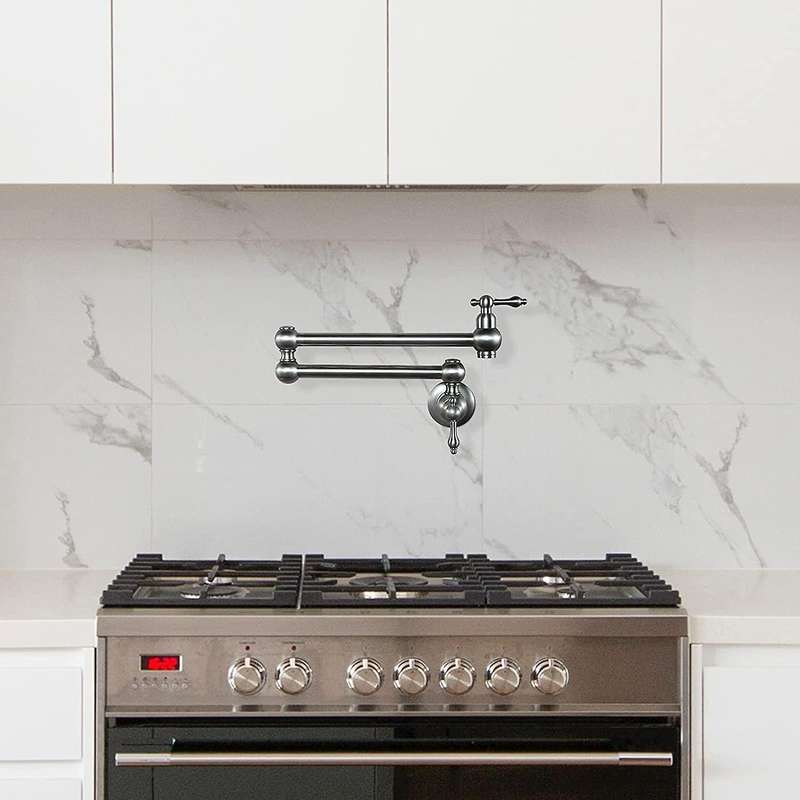 Pot Filler Faucet Brass Commercial Faucet Folding Kitchen Faucet