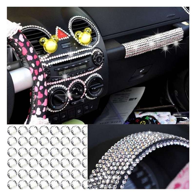 504 Stueck 6mm Diy Bling Crystal Selbstklebende Strass Sticker