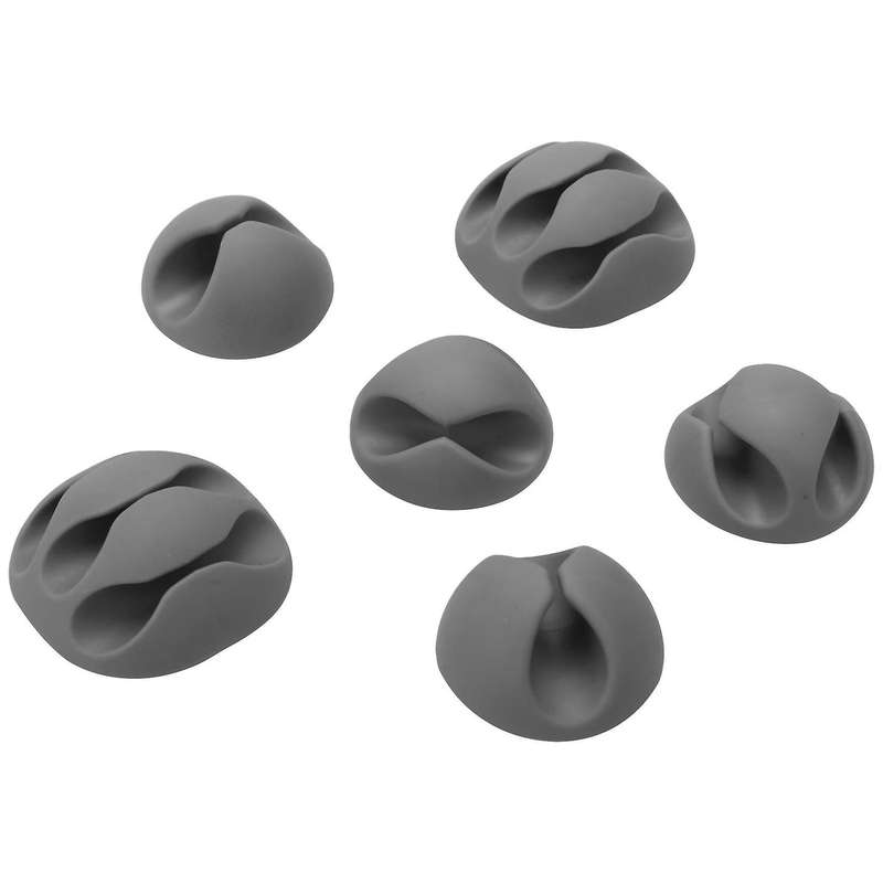 12 Pack Long Lasting Cable Tidy Clips Management, for Tv Pc Laptop