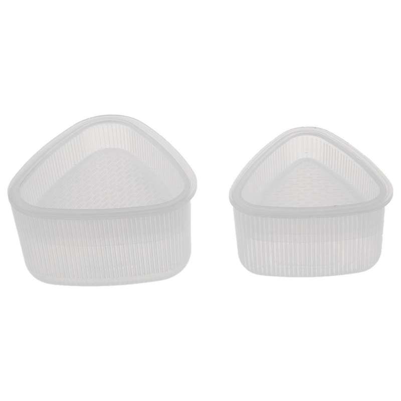 2 Pcs Triangular Form Sushi Mold Onigiri Rice Ball Frame Food Mould