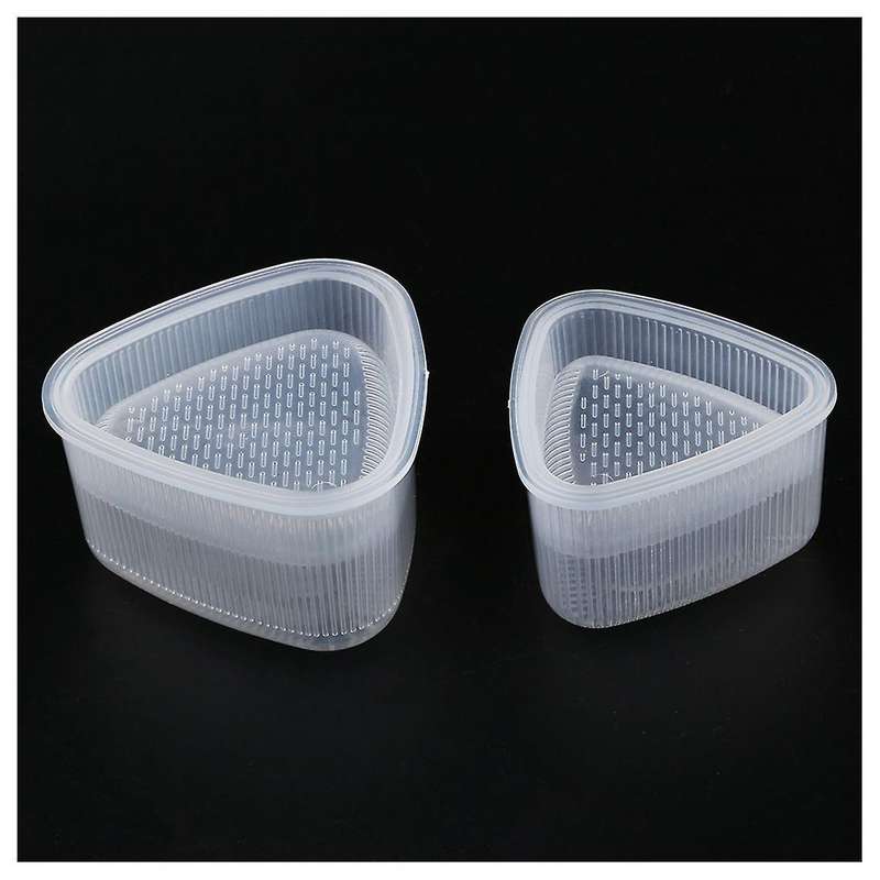 2 Pcs Triangular Form Sushi Mold Onigiri Rice Ball Frame Food Mould