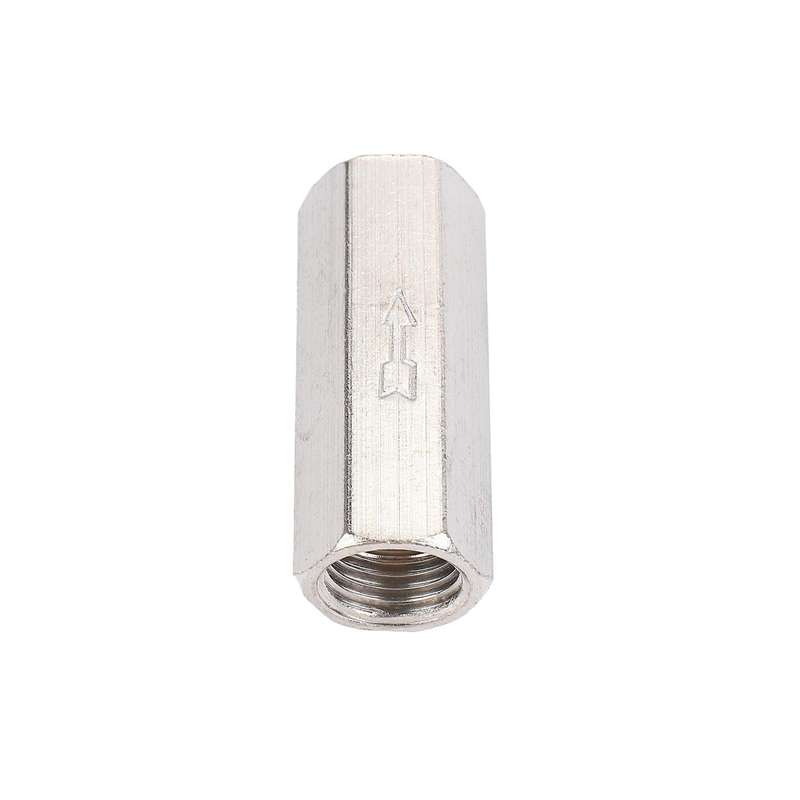 Brass 1/4'' Threaded Full Port One Way Air Check Gas Oil Water Valve