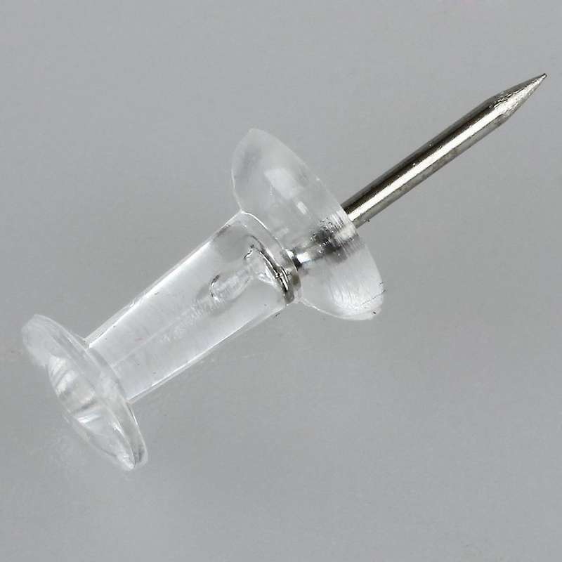 Clear Push Pins Transparent Plastic(pack Of 40)