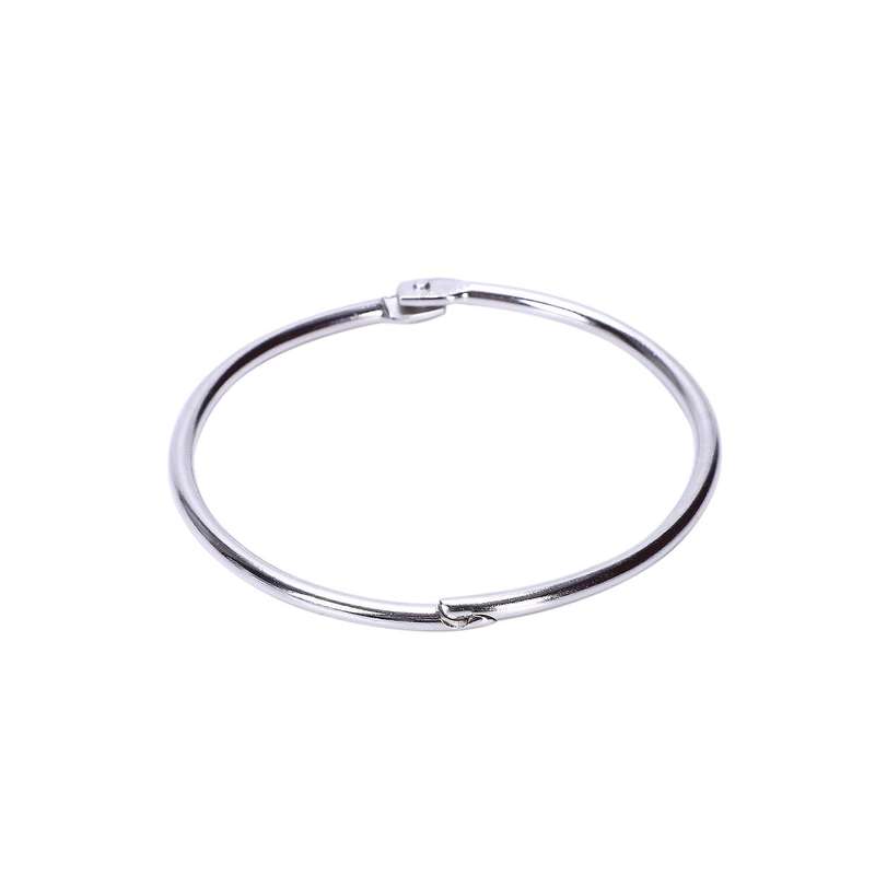 7 Pcs Metal 3.3 Inch Loose Leaf Rings Key Rings for Scrapbooking Book