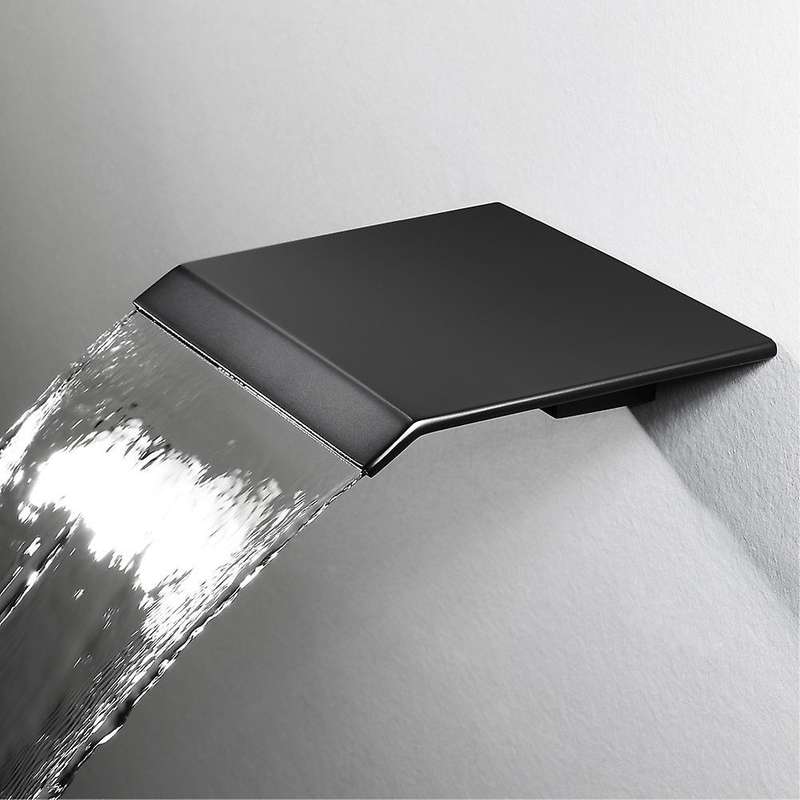 Bathtub Faucet Basin Faucet Brass Wall Mounted Sink,black