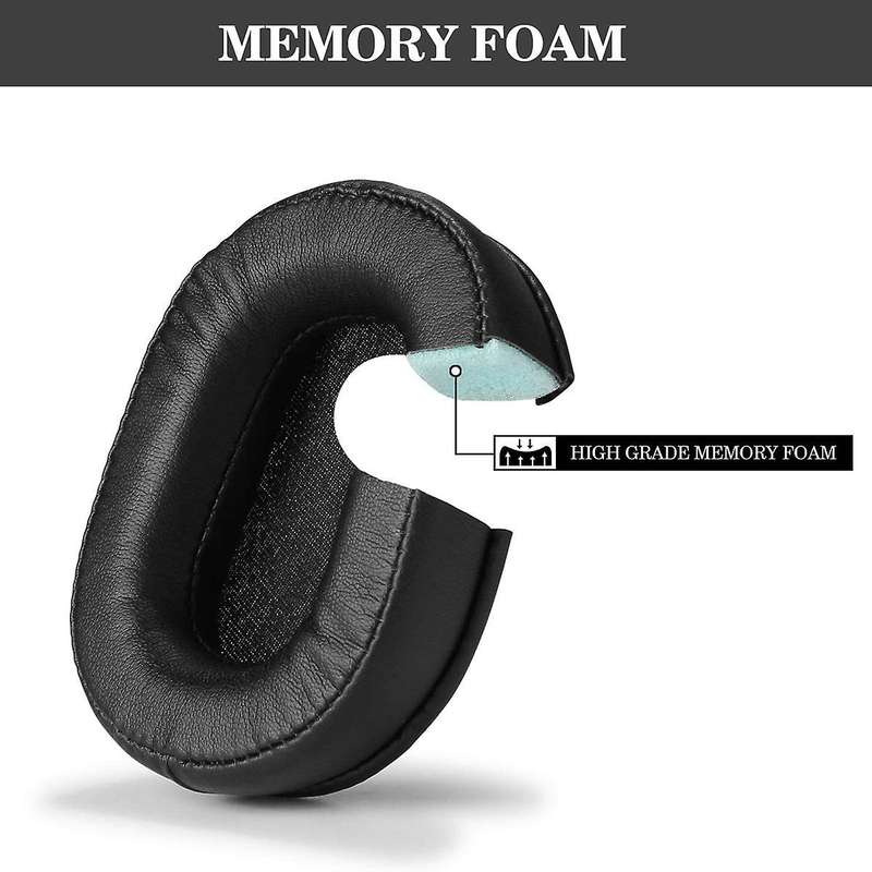 Replacement Ear Pads for Ath M50x Fits Audio Technica M40x M30x Black
