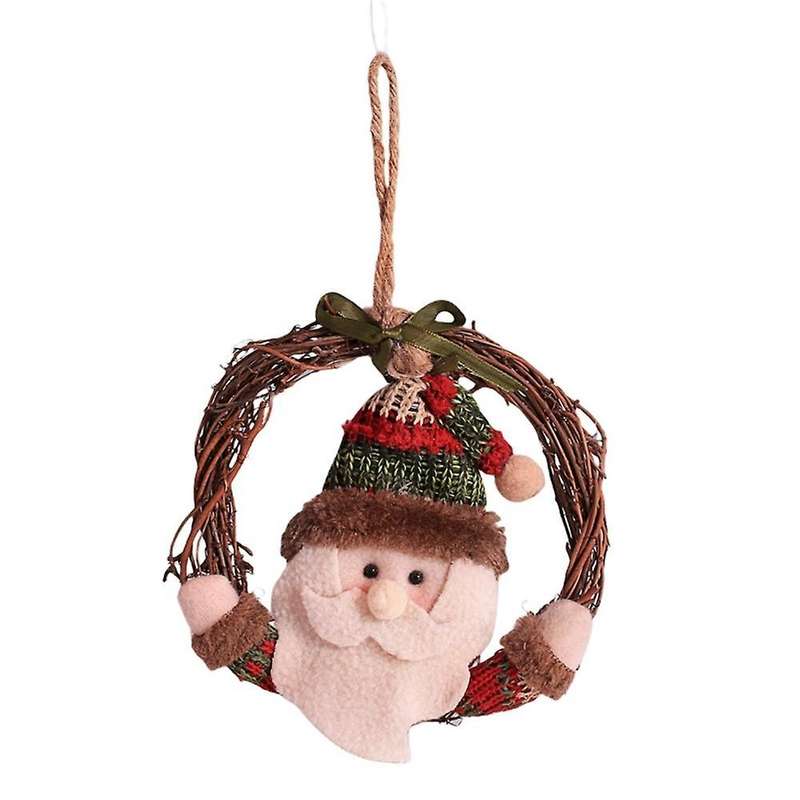 Christmas Wreath Ornaments Xmas Ornaments Hanging Ornament(b)