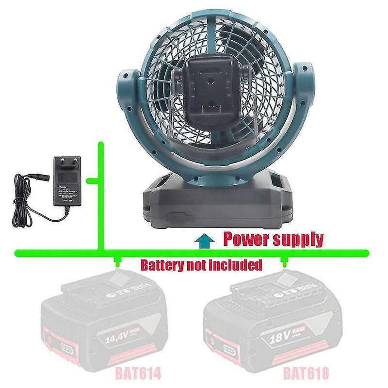 Dcf102 Portable Cordless Fan for Bosch Lithium Battery, Eu Plug
