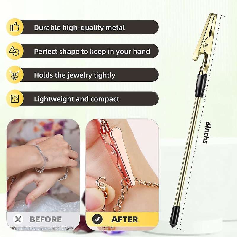 3 Pieces Bracelet Tool Jewelry Helper Fastening and Hooking Equipment