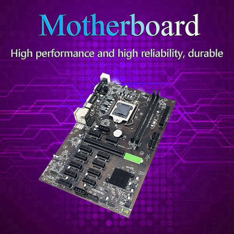 B250 Btc Motherboard with Sata 15pin to 6pin Power Cord for Miner