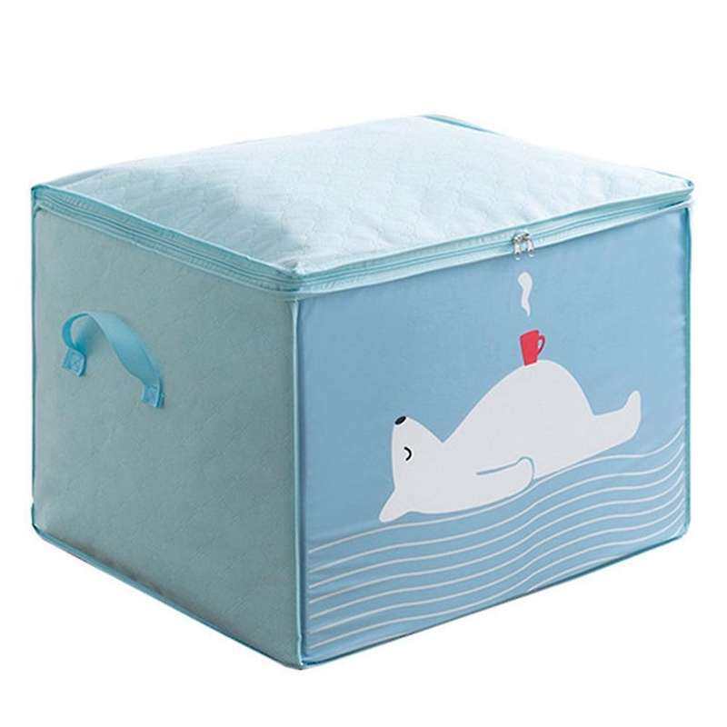 Clothes Organizer Storage Bag Cartoon Portable Box Accessories C