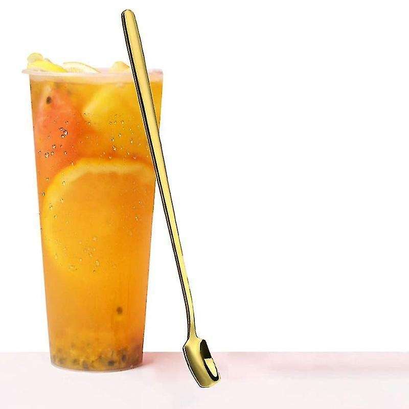 Mixing Stirring Spoon, for Coffee Cocktail Beverage, Set Of 5 Colors