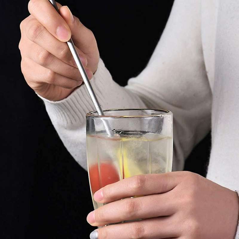 Mixing Stirring Spoon, for Coffee Cocktail Beverage, Set Of 5 Colors