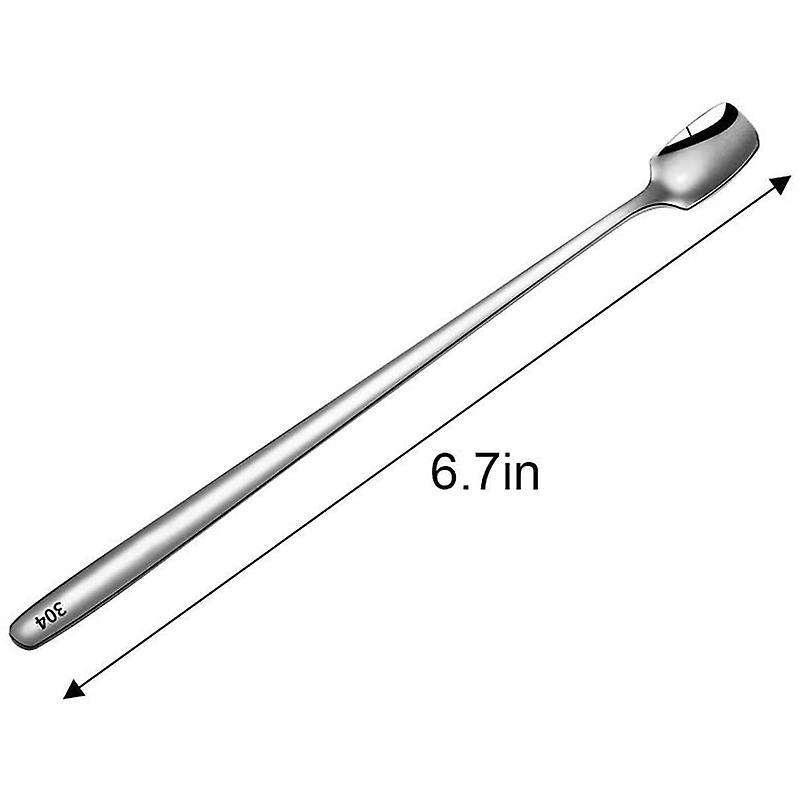 Mixing Stirring Spoon, for Coffee Cocktail Beverage, Set Of 5 Colors
