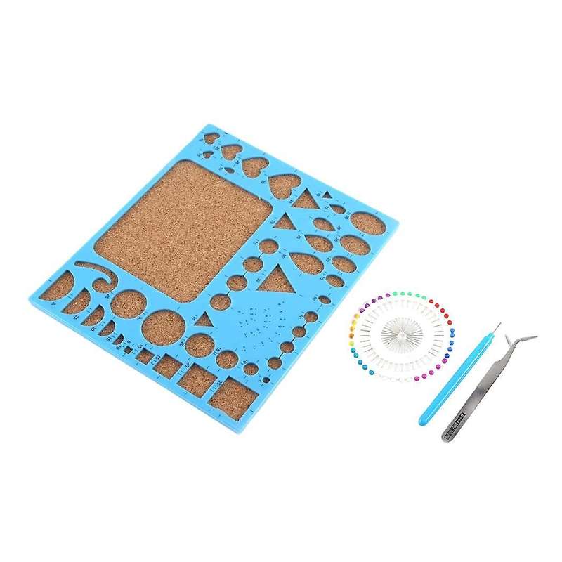 4 Pieces Of Universal Diy Paper Craft Quilling Set(blue)