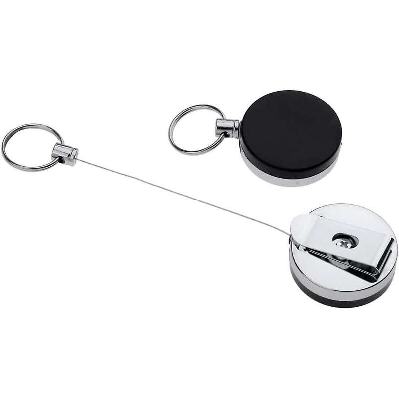 2pcs Retractable Fishing Line Line Cutter Keychain