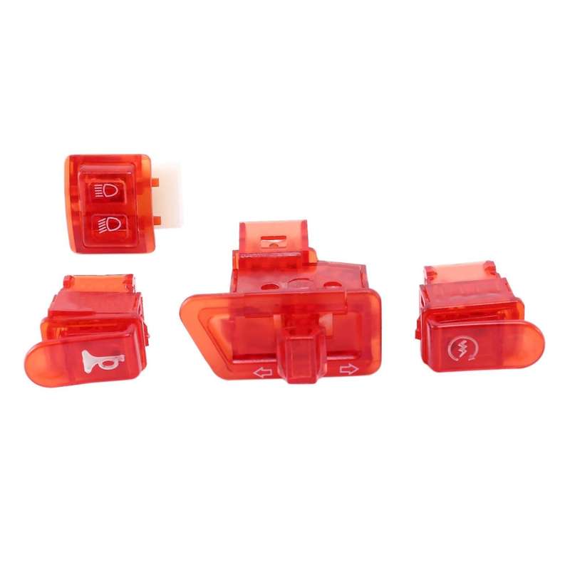 Motorcycle Horn Switch for Honda Dio Zx Af27 Af28 Af34 Af35 Red