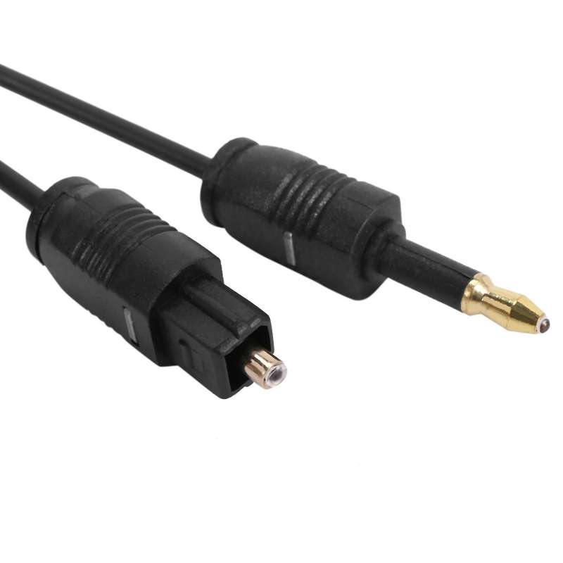 1m 3ft Toslink to Mini Plug 3.5mm Digital Optical Spdif