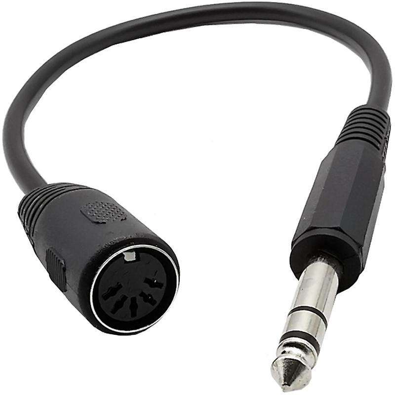 Midi Cable,5-pin Din Female to Monoprice 6.35mm (1/4 Inch) Male Cable