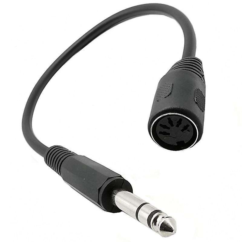 Midi Cable,5-pin Din Female to Monoprice 6.35mm (1/4 Inch) Male Cable