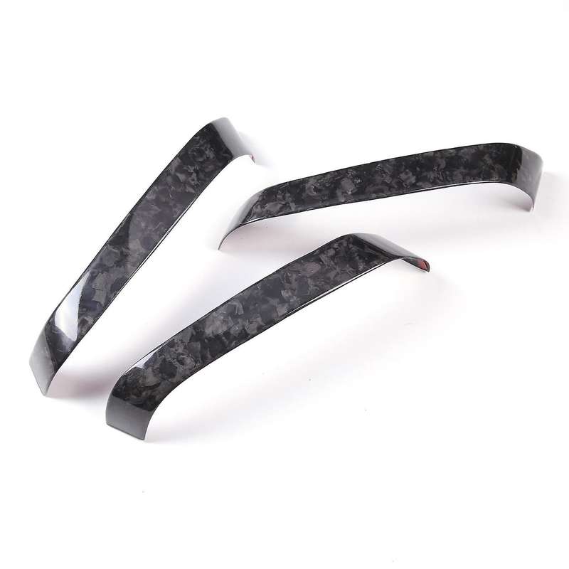 Real Carbon Fiber Car Inner Door Handle Trim Cover Car Styling