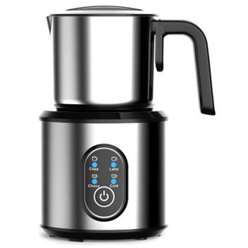 Milk Frother,700ml 4in1 Electric Milk Frother Stainless Steel Eu Plug