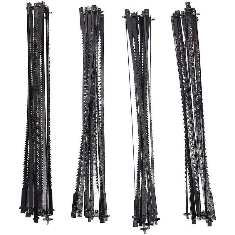 12pcs 5 Inch Pinned Scroll Saw Blades Tpi 10/15/18/24 for Woodworking