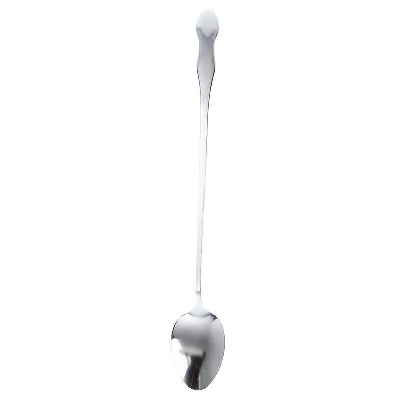 10" Stainless Steel Tableware Long Handle Scoop Teaspoon