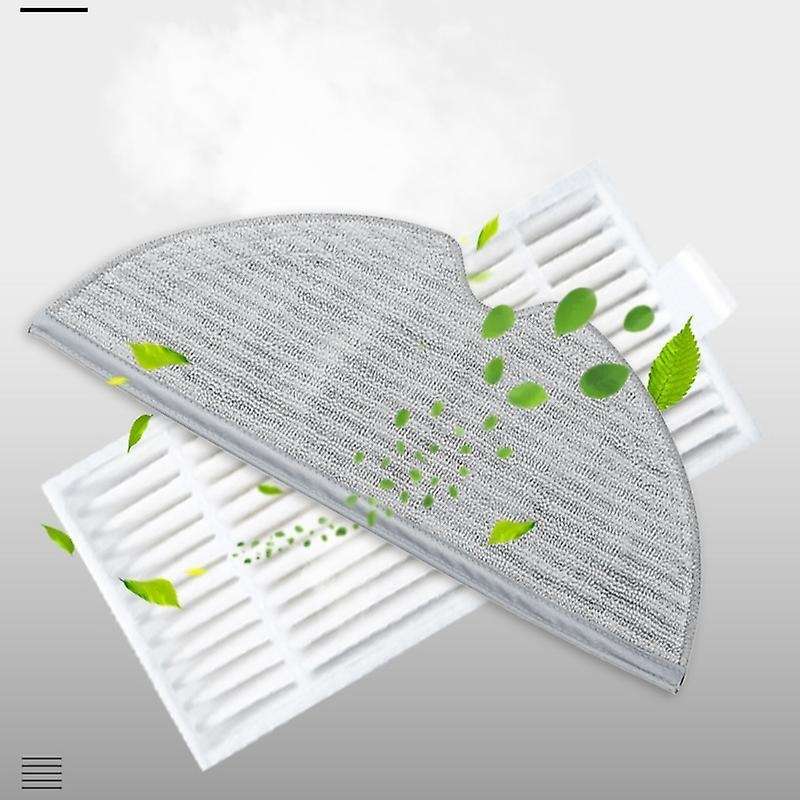 4pcs Vacuum Cleaner for Dreame D9 Dreame D9 Robot Full Wool Mop