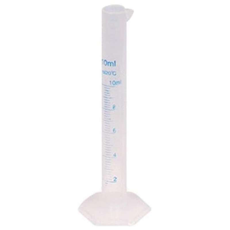 Measuring Cylinder Plastic Graduated Tube Tool for Lab(10ml)