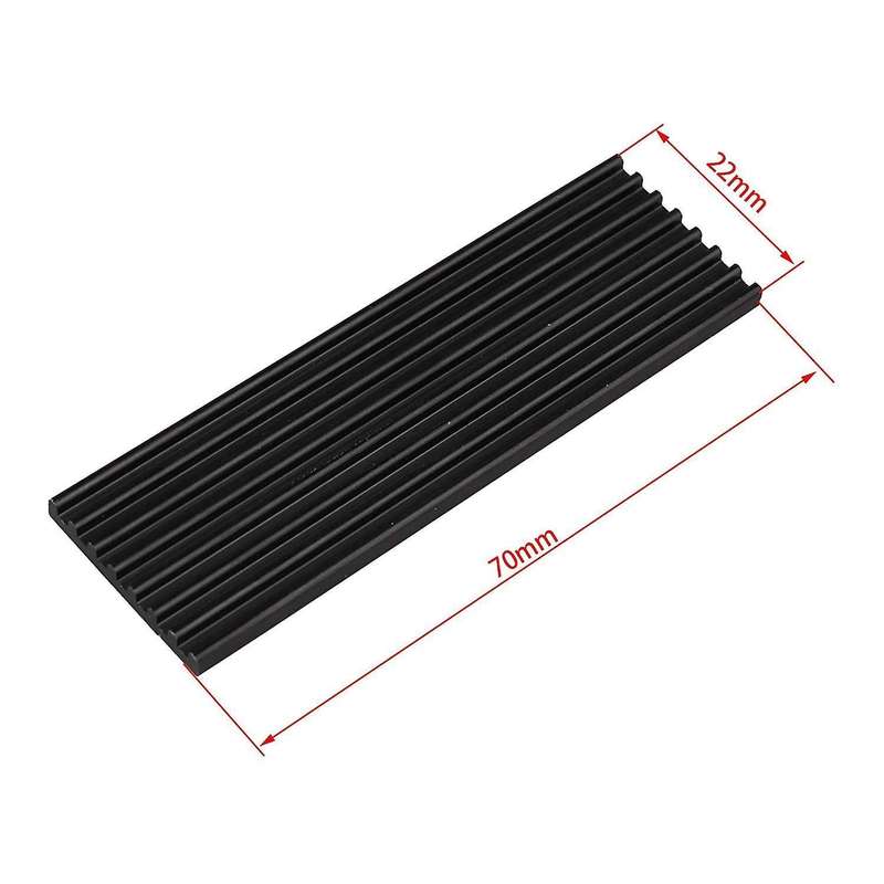 Aluminum Heatsink Heat Sink,with Cooling Pad,for Nvme Ngff