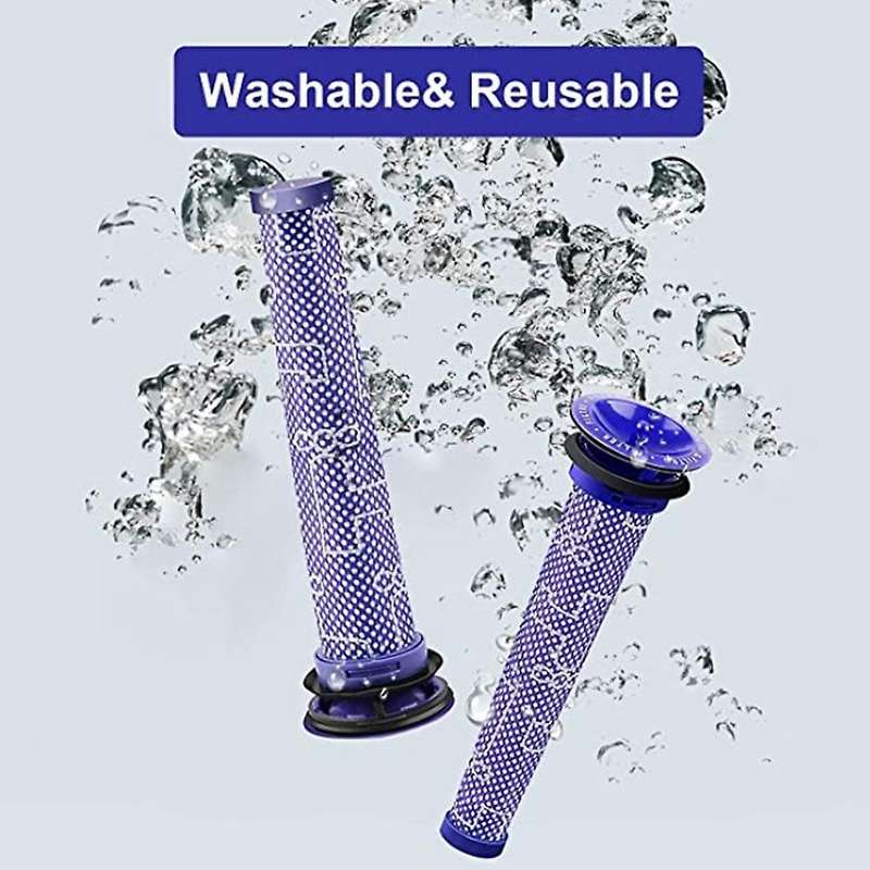 Filter for Dyson Absolute Animal Motorhead- V8+, V8, Vacuum 2 Pack