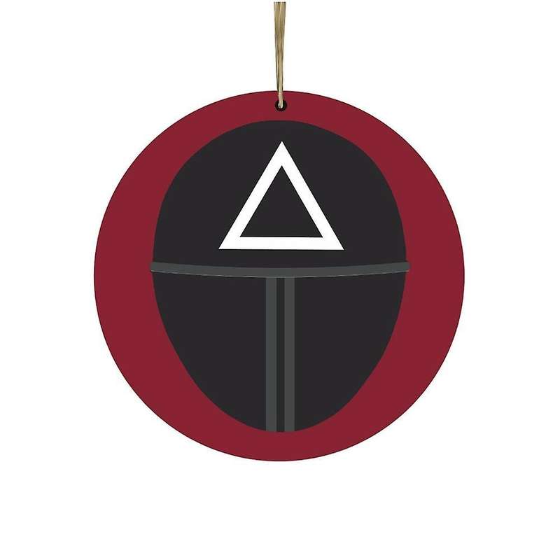 Squid Game Pendants Christmas Squid Game Ornaments Triangular