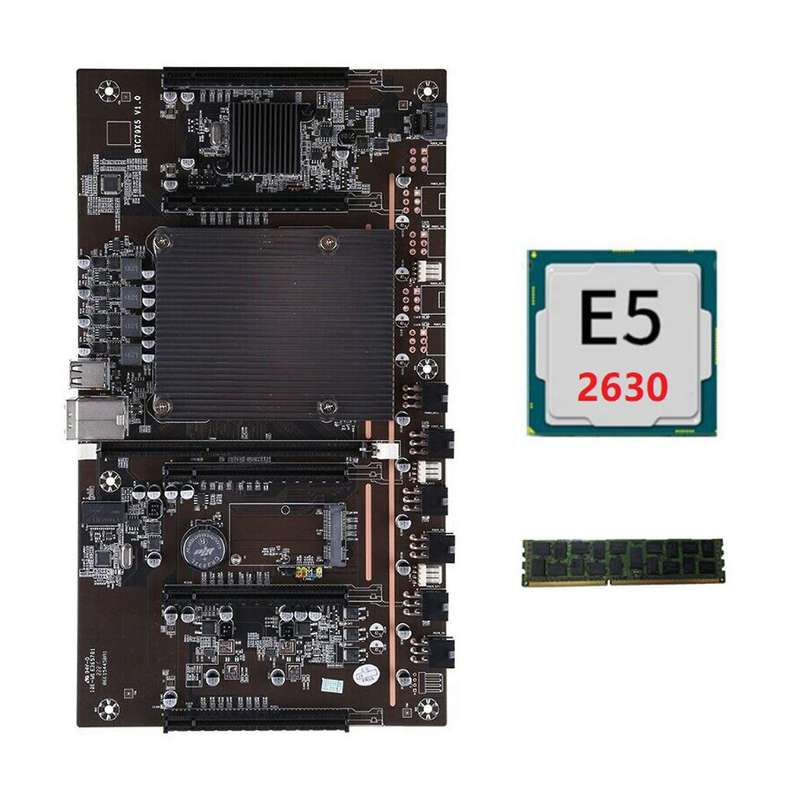 X79 H61 Btc Mining Motherboard Lga Ddr3 Support 3060 Graphics Card