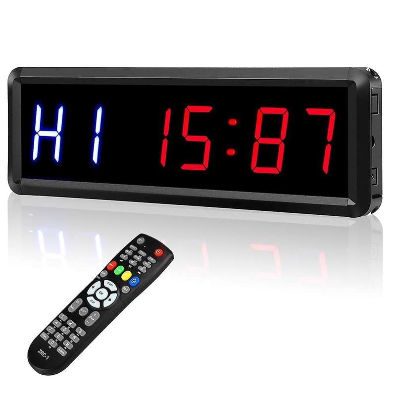 Gym Timer with Remote,interval Timer Stopwatch for Home Gym Fitness